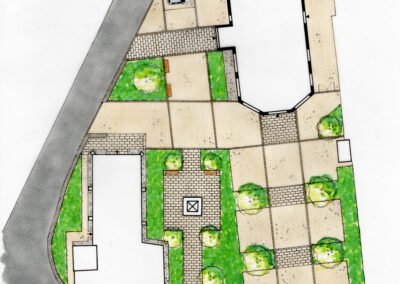 Eglise de versonnex - 2B paysage concept - bureau d’étude spécialisé dans le domaine de l’architecture du paysage.