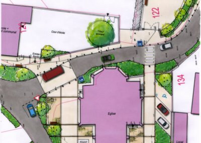 Plan versonnex - 2B paysage concept - bureau d’étude spécialisé dans le domaine de l’architecture du paysage.