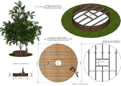 Plan amenagement exterieur - 2B paysage concept - bureau d’étude spécialisé dans le domaine de l’architecture du paysage.