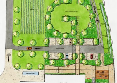 Projet collectivité - 2B paysage concept - bureau d’étude spécialisé dans le domaine de l’architecture du paysage.